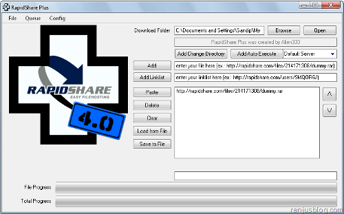 Installer Rapidshare Downloader – WDEFP